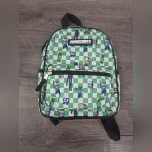 Minecraft Green Kids Backpack NEW